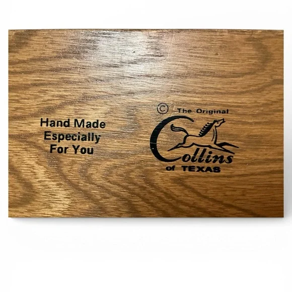 Vintage Enid Collins Texas Indian Corn Wood Box Purse Signed Mirror Inside - Picture 10 of 16